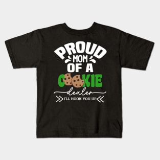 Proud Mom Of A Cookie Dealer Kids T-Shirt